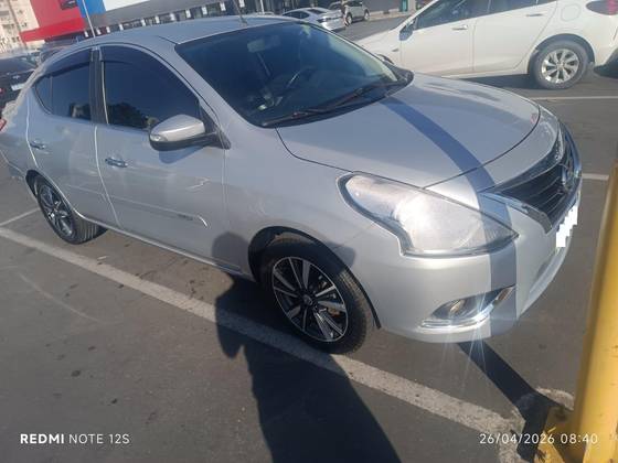 NISSAN VERSA 1.6 16V FLEXSTART SL 4P XTRONIC NISSAN VERSA 1.6 16V FLEXSTART SL 4P XTRONIC